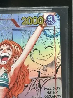 2024 One Piece The Best Premium Booster Nami Manga Art R BGS 9.5 - Image 4