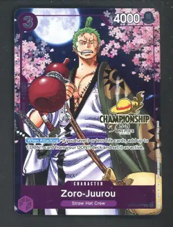 One Piece English OP05-067 Zoro-Juurou Championship 25-26 Event Pack - Image 1
