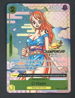 #2 One Piece English OP06-101 O-Nami Championship 25-26 Event Pack - Image 1