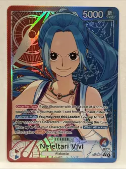 Nefeltari Vivi Alt Art Leader EB03-001 One Piece Heroines Edition English NM - Image 1