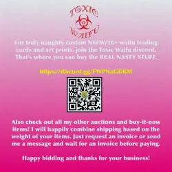 💦 Gushing Over Magical Girls #32 Rare Waifu Anime TCG Card (Loco X Leberblum) - Image 3