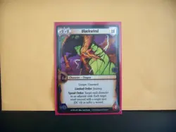 Warlord Into the Accordlands~BLACKWIND DRAGON MERCENARY~Rare Foil Card~RARE - Image 1