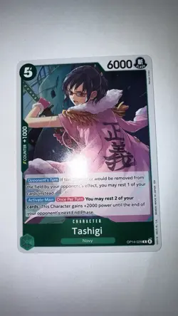 Tashigi OP14-029 - The Azure Sea's Seven Rare Foil Card (NM+) - Image 1
