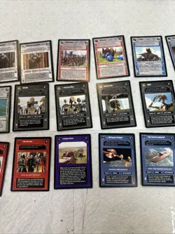 Star Wars 25-Card Theed Palace 2001 Common uncommon Near-Mint Lot - Image 3