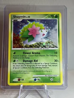 Pokemon Shaymin Holo Rare Platinum 14/127 70 HP English Card - Image 1