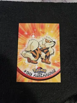 ARCANINE #59 - BLUE Logo - NON-HOLO - SERIES 1 - TOPPS Pokemon Card - LP - Image 1