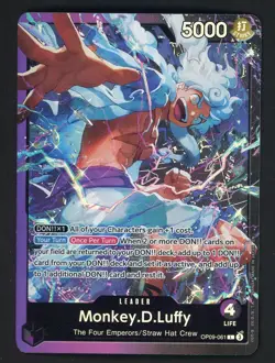 Monkey D. Luffy OP09-061 One Piece Card Game ST26 Starter Deck Leader #4 - Image 1