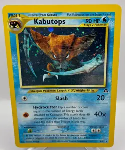 Pokemon TCG Kabutops Neo Discovery Holo Rare 6/75 Vintage WOTC Card - Image 1