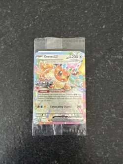 Eevee ex 075/131 Sealed Stamped Promo Card Prismatic Evolutions Pokemon TCG - Image 1