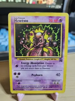 Mewtwo Blackstar Promo Regular HP Pokemon Card - Image 1