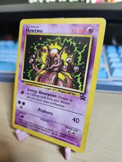 Mewtwo Blackstar Promo Regular HP Pokemon Card - Image 2