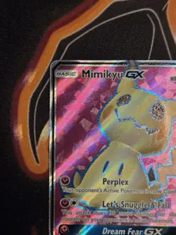 Pokemon Mimikyu GX Full Art Ultra Rare 206/214 SM-Lost Thunder Holo Card - Image 4