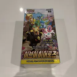 Pokemon Card Eevee Heroes s6a Factory SEALED Korean Booster Box Evolving Skies - Image 1