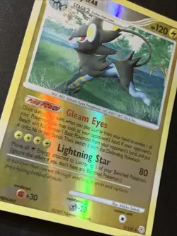 Pokemon Card TCG Luxray 7/130 Diamond and Pearl Reverse Holo Rare Lightly Played - Image 3