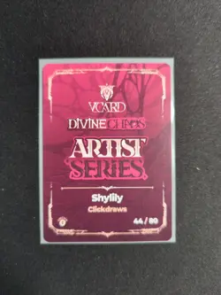 Gamersupps Vcard 1st Edition Divine Chaos Art Card Shylily - Image 2