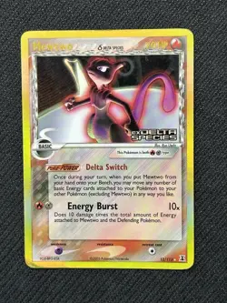 Mewtwo 12/113 Delta Species Reverse Holo Rare Pokemon Card - Image 1