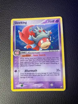 SLOWKING 14/115 HOLO RARE EX Unseen Forces Pokemon card - Image 1