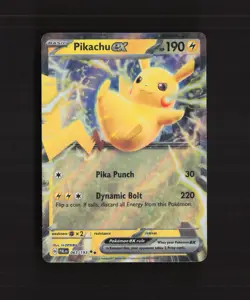 Pikachu ex 063/193 Paldea Evolved Ultra Rare Holo Pokemon Card NM - Image 1