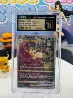 🌿🌿 CGC 10 Pristine Leafeon VSTAR 210/172 SAR VSTAR Universe s12a Pokemon Card - Image 1