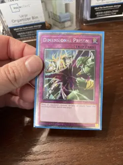 Yugioh RA04-EN132 Dimensional Prison - Platinum Secret Rare Card 1st Edition NM - Image 1