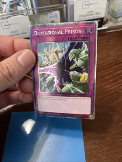 Yugioh RA04-EN132 Dimensional Prison - Platinum Secret Rare Card 1st Edition NM - Image 3