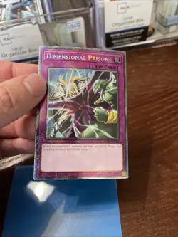 Yugioh RA04-EN132 Dimensional Prison - Platinum Secret Rare Card 1st Edition NM - Image 4