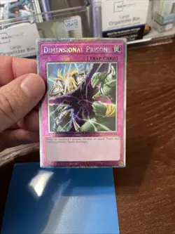 Yugioh RA04-EN132 Dimensional Prison - Platinum Secret Rare Card 1st Edition NM - Image 5