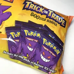 Pokemon Trading Card Game TCG Trick Or Trade BOOster Bundle 40 Mini Packs Sealed - Image 5