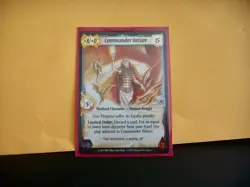 Warlord Into the Accordlands~WARLORD COMMANDER RETSOV~Legendary Foil Card~RARE - Image 1