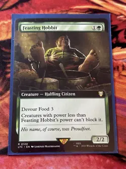 Feasting Hobbit- Lord of the Rings- Extended Art - Mint/Near Mint -MTG - Image 5