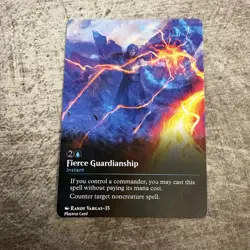 Fierce Guardianship - Custom Art MTG Magic The Gathering Playtest Card - Image 1