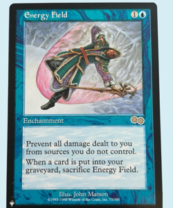 ENERGY FIELD, Mystery Booster, NM Near Mint, Magic the Gathering MTG - Image 1