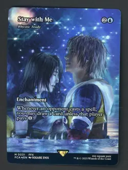 2025 Final Fantasy Stay With Me Rhystic Study Foil Thrgh/Ages - Image 1
