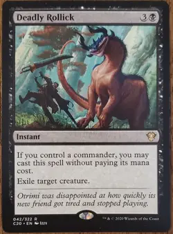 MTG - Deadly Rollick - Commander 2020 (042/322) NM - Image 2