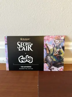 MTG Secret Lair Furby The Gathering Rainbow Foil Edition New/Sealed in Hand - Image 1