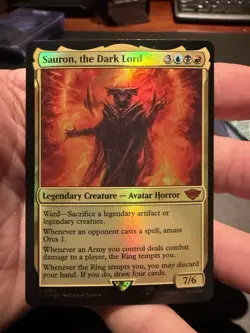 Sauron, the Dark Lord Lord of the Rings LP 224 Foil - Image 1