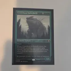 Craterhoof Behemoth Creature Beast Commander Masters 556 Green Foil English - Image 1