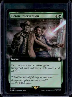 2024 Magic MTG Universes Beyond: Fallout Heroic Intervention #0471 - Image 1