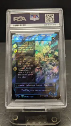 2025 MTG Final Fantasy Jill Shiva Dominant SURGE FOIL 0523 PSA 10 FF16 - Image 2