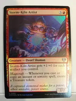 Storm-Kiln Artist Commander Masters Foil - Image 1