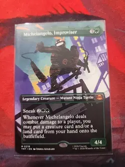 Michelangelo, Improviser (Borderless) Teenage Mutant Ninja Turtles Regular - Image 1