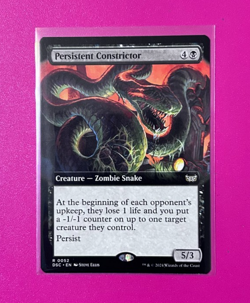 *Persistent Constrictor* (Extended Art) -Commander: Duskmourn (DSC) #52- NM - - Image 1