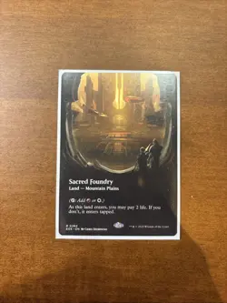 Sacred Foundry (Borderless) Edge of Eternities - NM Pack Fresh - Image 1