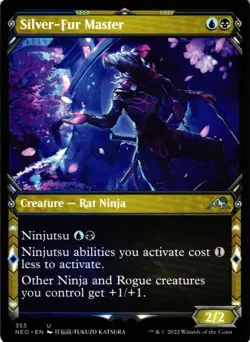 MTG TCG - Silver-Fur Master (Showcase) 353 Kamigawa: Neon Dynasty - NM - Image 1