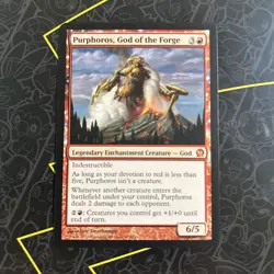 Purphoros, God of the Forge Mystery Booster LP MTG 135 / 249 1029 Red Devotion - Image 1