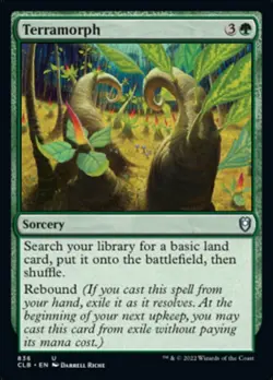 4x Terramorph NM-Mint, English Commander Legends: Battle for Baldur's Gate MTG M - Image 1