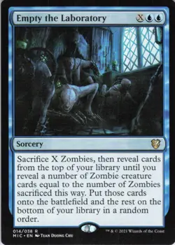 Empty the Laboratory - Commander: Innistrad: Midnight Hunt - 14 NM - Image 1