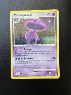 Pokemon TCG- Mismagius- 10/130- Holo Rare- Pokemon Diamond & Pearl- MP - Image 1