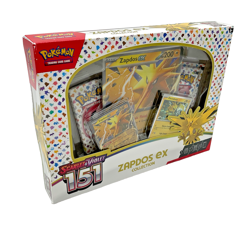 Pokemon TCG Scarlet & Violet 151 Zapdos ex Collection Box SEALED - Image 1