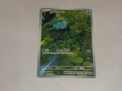 2023 Pokemon Scarlet & Violet 151 MEW RARE Illustration #166 Bulbasaur HOLO IR - Image 1